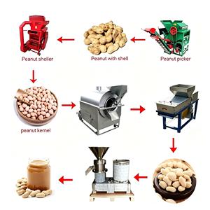 Machine à décortiquer les châtaignes, arachides, noisettes, haricots, cacahuètes blanchies et mangues pour la fabrication de beurre - Product Image 6