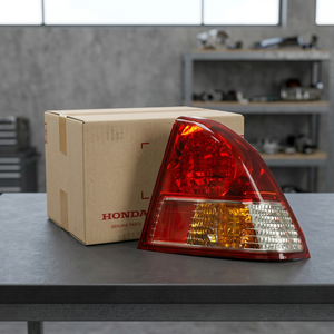 Luz Trasera Derecha Original Roja de Freno para CIVIC ES 2003-2005, Halógena/Xenón, Certificación ISO, 12V 21W, Tamaño Estándar OEM, Número de Pieza - Product Image 2