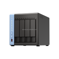 Server Penyimpanan Jaringan Qnap Ts-464C Berkinerja Tinggi dengan Prosesor Quad Core Terbaik Ai Nas Cloud Pribadi Penyimpanan Jaringan