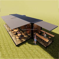 Conteneur de magasin de crème glacée mobile conteneur bar 40ft conteneur d'expédition prix du magasin