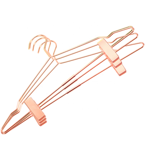 High Quality Rose Gold <strong>Multi</strong> Metal Clothes <strong>Hanger</strong> Retail Steel Wire Gold Children Adult Clothes <strong>Hangers</strong> for Garment Shop - Product Image 2