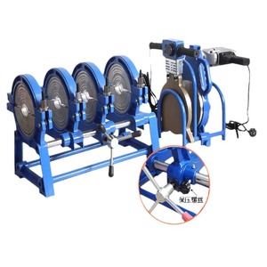 Four Ring Manual Butt Welding Machine For Pe Pipes 50 200 Mm Hot Melt Pipe Welder With Pressure Screw - Product Image 4