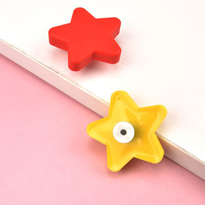 Gagang Lemari Anak Sofia High Door, Gagang Pintu Laci Kartun Lucu, Bahan Eksterior Karet+Paduan Seng Bentuk Bintang - Product Image 2