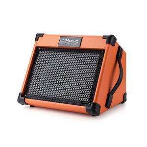 Amplificateur de guitare acoustique portable en acier 20W avec effets de réverbération et chorus, sans fil et radio FM - Product Image 2