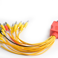 Cable de Extensión de Diagnóstico OBDII Universal de 30 cm, Cable Adaptador de Diagnóstico OBDII Corto para Herramienta de Escaneo de Automóviles