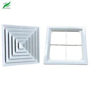 HVAC ceiling 4 way air register vent covers