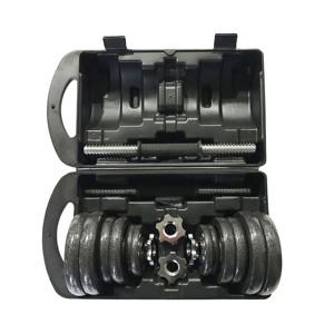 Vente directe en usine, ensemble <span class=keywords><strong>d</strong></span>'<span class=keywords><strong>haltères</strong></span> réglable en fonte noire 15kg-50kg avec <span class=keywords><strong>valise</strong></span> - Product Image 4