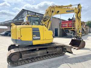 Excavadora Komatsu PC138US usada, 13 toneladas, capacidad flexible, rendimiento fiable, estable, duradera, muchos golpes, oruga importada de Japón - Product Image 5