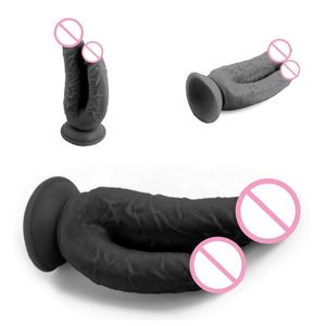 Dildo Doble Realista con Correa para <span class=keywords><strong>Lesbianas</strong></span>, Dildo de Doble Cabeza al por Mayor - Product Image 6