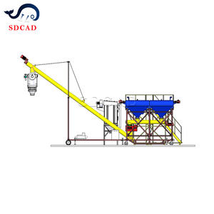 Yeni Toplu Çuval Boşaltma İstasyonu Kırıcı Haznesi Esnek Vidalı Konveyör Siemens PLC Otomatik Kontrol Ayarlanabilir 1-10M3 Kapasite - Product Image 2