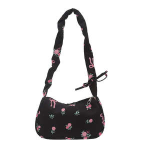 Nouveau sac à main tendance avec boucle à fermeture éclair, design floral plié, sac à bandoulière - Product Image 6