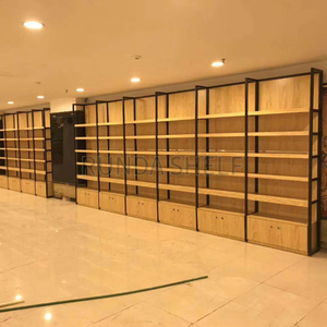 주문을 받아서 만들어진 나무와 상점 약학 선반 슈퍼마켓 선반 곤돌라 선반설치 튼튼한 나무로 되는 금속 1) 슈퍼마켓 2) 상점 37 # - Product Image 6