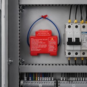 <span class=keywords><strong>Extincteur</strong></span> thermique compact automatique à aérosol chaud 10, 20, 30, 40 G pour armoire électrique, vélo électrique, compartiment moteur de voiture - Product Image 1
