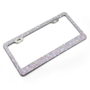 Marco para Placa de Matrícula con Diamantes, Marco para Placa de Matrícula con Pedrería Estándar Estadounidense al por Mayor - Product Image 5