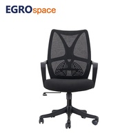 Chaise de bureau pivotante ergonomique et confortable pour visiteurs, mobilier de conférence et de direction EGROspace