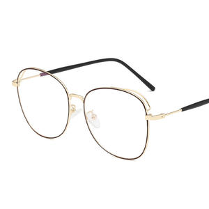 Monturas de Gafas Ovaladas Qianai W4-18006, Montura Completa, Lentes de Acetato, Anti-UV y Anti-Luz Azul, Unisex, Metálicas - Product Image 3