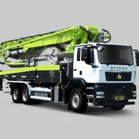 Camion pompe à béton diesel Zoomlion Shandeka de 52 mètres, débit de 180 m³/h, moteur inclus, entièrement hydraulique