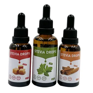 Rasa alami gula Stevia cair pemanis organik Stevia Drop untuk grosir