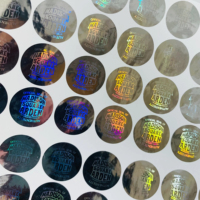 Autocollants holographiques 3D personnalisés imprimés, en PET, avec fonctions de sécurité, logo personnalisé, pour cadeaux et artisanat