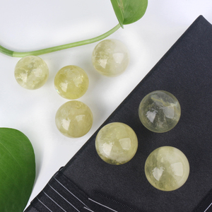 Wholesale Healing <b>Crystal</b> <b>Ball</b> Spheres Natural Lemon Citrine Mini <b>Crystal</b> Sphere for Decoration - Product Image 4