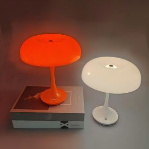 Modern USB Şarj Edilebilir Li Pil Kablosuz Göz Koruyucu Masa Lambası Mantar Şeklinde Dokunmatik Kontrol Ayarlanabilir Renk Sıcaklığı/Parlaklık Basit - Product Image 2