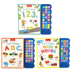 Leleyu Let's Learn 123 ABC First Words Interactive Sound <b>Book</b> For Toddlers Early <b>Education</b> Music Touch Response <b>Book</b> - Product Image 1