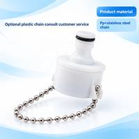 Adaptateur de robinet pour lave-linge 1/2 3/4 pouce en ABS, raccord rapide fileté avec chaîne à billes pour connexion de tuyau