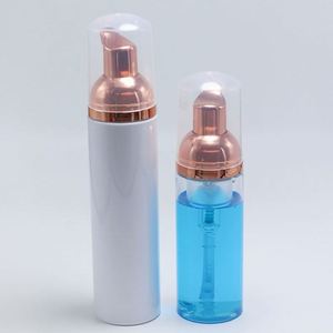 Flacon pompe moussant 30ml 50ml 2oz 80ml 100ml en PET pour cosmétiques et savons – Or rose, blanc, argent - Product Image 2