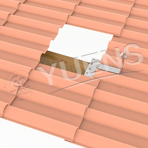 2024 Yuens OEM <strong>Supplier</strong> Aluminium <strong>Adjustable</strong> <strong>Solar</strong> Rack Flat Roof <strong>Panel</strong> Tilt Mount Brackets Rails <strong>Structures</strong> Hook Free - Product Image 6