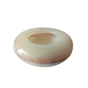 <span class=keywords><strong>Cendrier</strong></span> en pierre naturelle ronde, en marbre, Onyx, pour la fumage, vente en gros, diy - Product Image 1