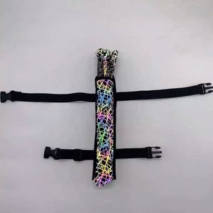 Abanico de Mano Grande Holográfico con Bolsa Iridiscente, Nuevo Estilo 2023 - Product Image 4