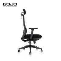 Chaise de bureau ergonomique en maille à hauteur réglable avec accoudoirs Matériau en nylon Caractéristique de refroidissement