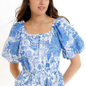 Женские летние платья миди с цветочным принтом и индивидуальным логотипом, V-образным вырезом, драпировкой, длинные, элегантные, пляжные, повседневные, в богемном стиле - Product Image 4