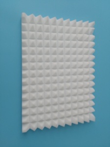 Nhà Sản Xuất Hình Dạng Kim Tự Tháp Hấp Thụ Âm Thanh Và Giảm Tiếng Ồn Melamine Miếng Bọt Biển Ngọn Lửa Chống Cháy Khối - Product Image 5