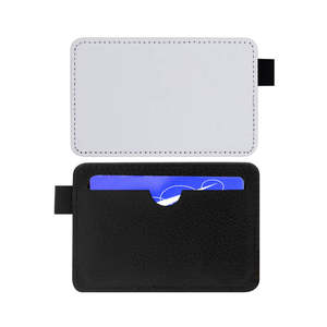 Porte-cartes en cuir PU personnalisé à sublimer, étui de protection de luxe pour cartes de crédit, cartes d'identité, cartes de visite - Product Image 3