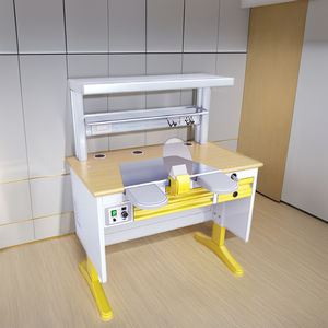 Poste <span class=keywords><strong>de</strong></span> travail <span class=keywords><strong>de</strong></span> <span class=keywords><strong>technicien</strong></span> dentaire moderne pratique Table <span class=keywords><strong>de</strong></span> travail dentaire en métal bien conçue pour les laboratoires d'hôpital <span class=keywords><strong>scolaire</strong></span> Oral - Product Image 6