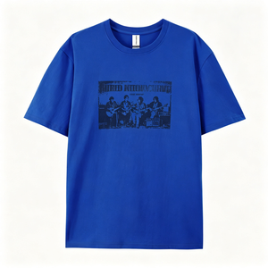 Camiseta de Hombre de Cuello Redondo, Corte Ajustado, 100% Algodón, 220 g/m², Impresión DTG, Estilo Moderno, Directo de Fábrica, para Uso Casual de Lujo - Product Image 1