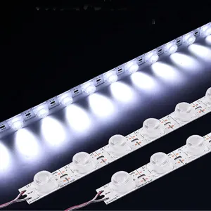 Tira de led 24v 12v, barra de luz de borda para caixa de luz dupla