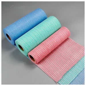 Rouleau d'essuie-tout en tissu non tissé jetable Rouleau d'essuie-tout jetable pour la cuisine - Product Image 2