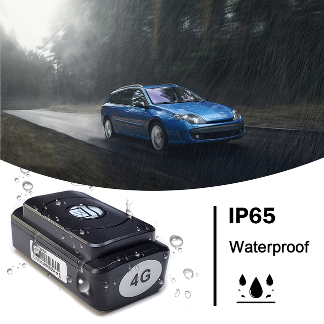 4G GPS Tracker Waterproof GSM 2G Fleet Management Real-Time Tracking Device for Car & Motorcycle Magnetic Design-DAGPS TK202