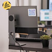 Özel baskı su geçirmez QR etiket etiket düşük fiyat mal için QR kodu barkod termal etiket çıkartmalar