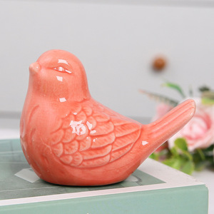 Vente chaude en céramique oiseau décoratif <span class=keywords><strong>petit</strong></span> oiseau en céramique artisanat pour la décoration de la maison - Product Image 3