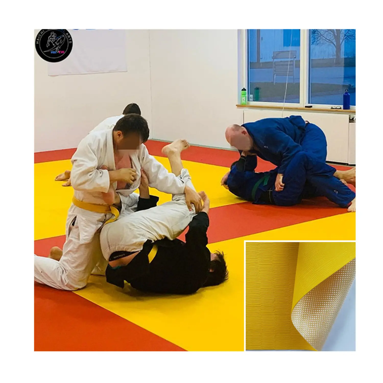 610GSM 650GSM Rutsch festes PVC-beschichtetes Planen gewebe für Tatami Judo Gym Mat