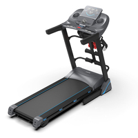 Tapis roulant pliable à inclinaison automatique avec moteur puissant et silencieux de 2,0 CV, gain de place, machine de course pour la maison, tapis roulant de gym