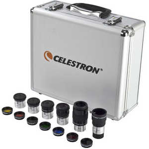 Kit de Ocular y Filtro para Telescopio Astronómico <span class=keywords><strong>Celestron</strong></span> con Campo de Visión de 5.7, Garantía de 3 Años y Estuche de Transporte - Product Image 1