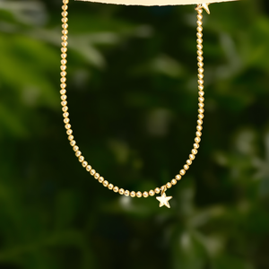 Fashion <b>Beaded</b> <b>Bracelet</b> <b>Gold</b> Plated 316L Stainless Steel Star Charm Women's Jewelry - Product Image 3
