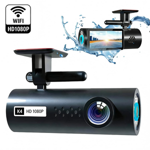 Cámara para coche de 2 canales y 1080P con doble lente, WiFi, pantalla IPS gran angular, diseño de caja negra impermeable, 1 año de garantía para vehículos - Product Image 1