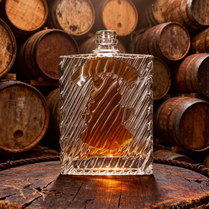 Emballage de bouteille en verre personnalisée pour vin, whisky, brandy, vodka, rhum, <span class=keywords><strong>gin</strong></span>, tequila, 500 ml - Product Image 4