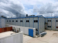 Plans de maison K modernes à faible coût Préfabriqué Étudiant K Home Living Maisons à panneaux sandwich d'hébergement transportables préfabriquées