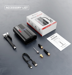 CYCLAMI 130 PSI Nouvelle mini-pompe à vélo avec affichage numérique, gonflage sans fil, légère, portable, <span class=keywords><strong>gonfleur</strong></span> <span class=keywords><strong>rapide</strong></span> pour vélo - Product Image 4